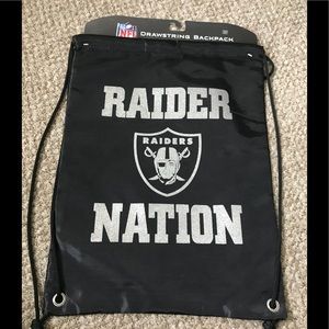 New Raiders Drawstring Backpack ❤️